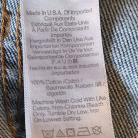 NEW! MADEWELL THE SLOUCHY BOYJEAN HIGH-RISE RELAXED BOYFRIEND RIGID JEANS sz 28 - Picture 8 of 8